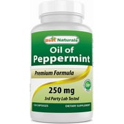 Best Naturals Peppermint Oil 250 mg 120 Capsules | Soothing Digestive Support
