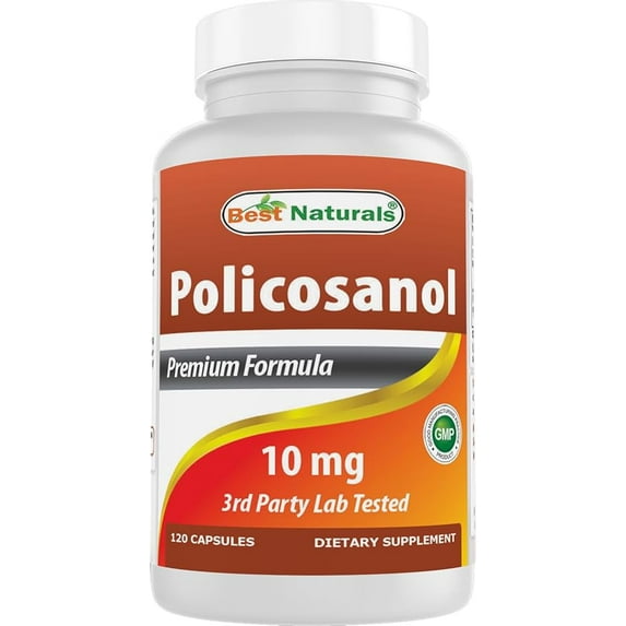Best Naturals Policosanol 10 mg 120 Capsules