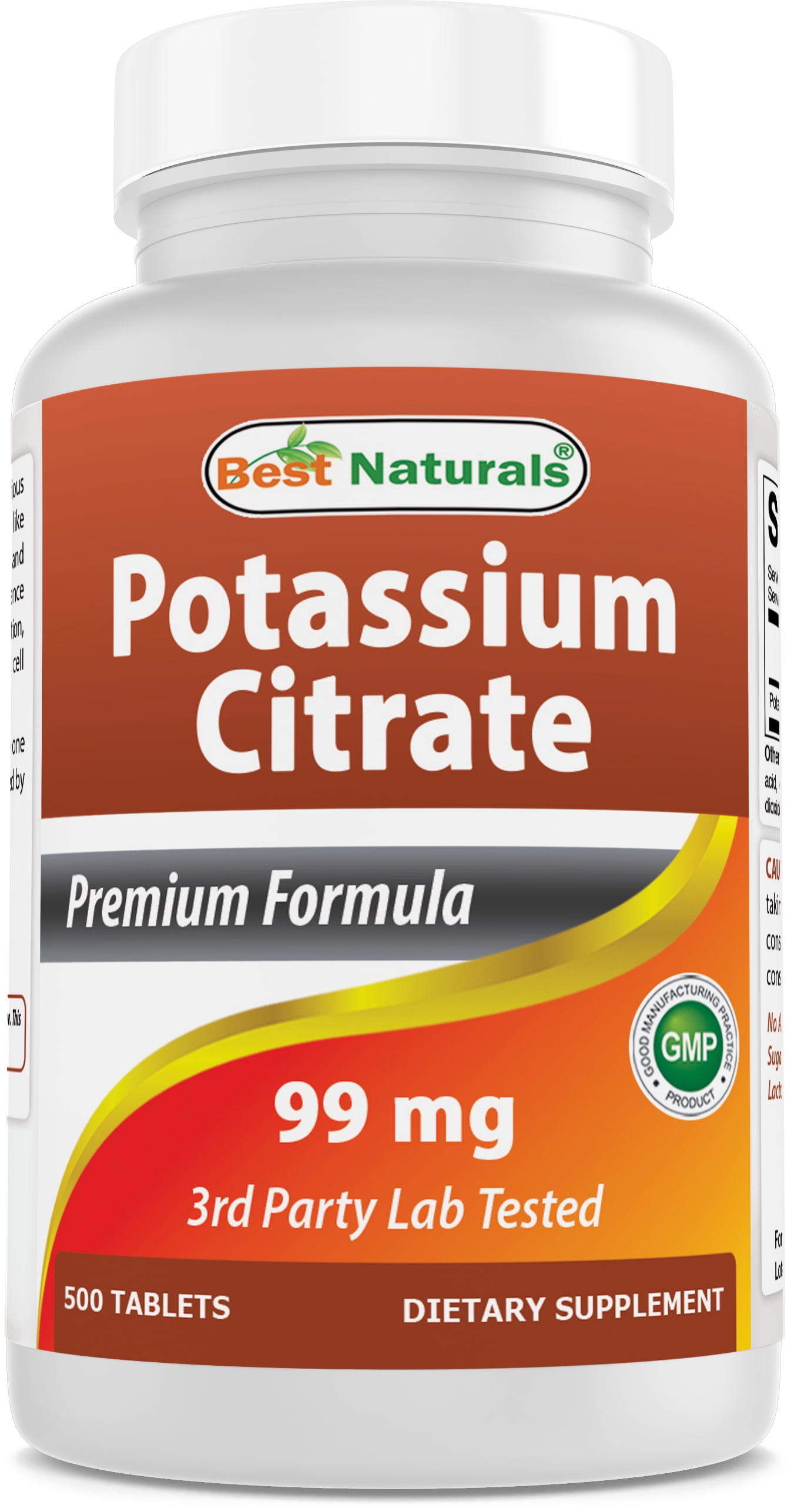 Puritan's Pride Citrato de Potasio 99 mg