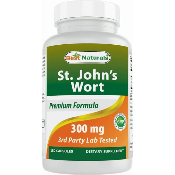 Best Naturals St. John's Wort 300 mg 180 Capsules