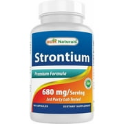 Best Naturals Strontium Bone Building Formula 680mg/serving 90 Capsules