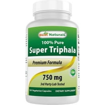 Best Naturals Triphala 750 mg 120 Vegetarian Capsules I 100% Pure
