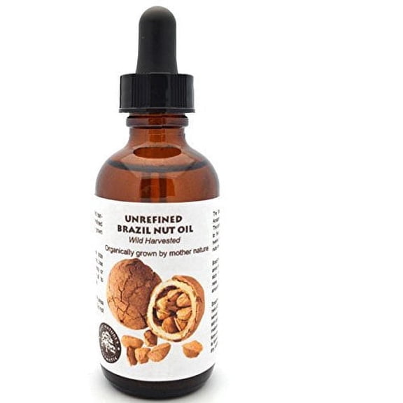 Best Nature's Organic Brazil Nut Oil for Skin, Hair & Body - 2 oz