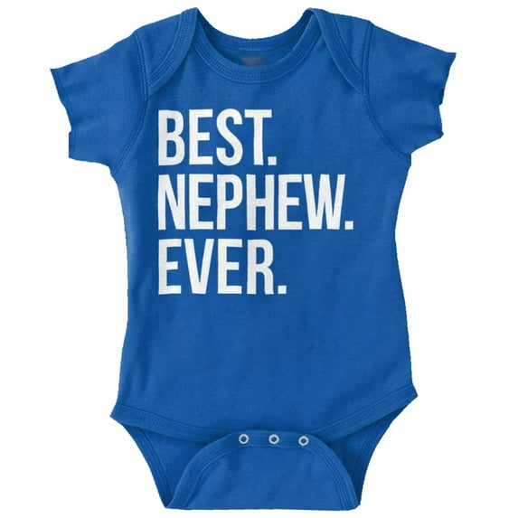 Best Nephew Ever Family Aunt Uncle Bodysuit Jumper Boys Infant Baby Brisco Brands 6M