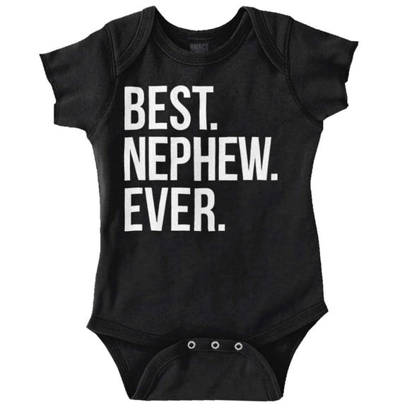 Best Nephew Ever Family Aunt Uncle Bodysuit Jumper Boys Infant Baby Brisco Brands NB