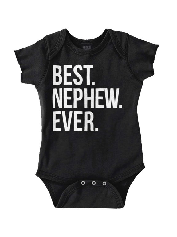 Best Nephew Ever Family Aunt Uncle Bodysuit Jumper Boys Infant Baby Brisco Brands NB