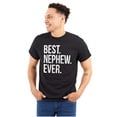 thumbnail image 1 of Best Nephew Ever Family Aunt Uncle Men's Graphic T Shirt Tees Brisco Brands S, 1 of 5