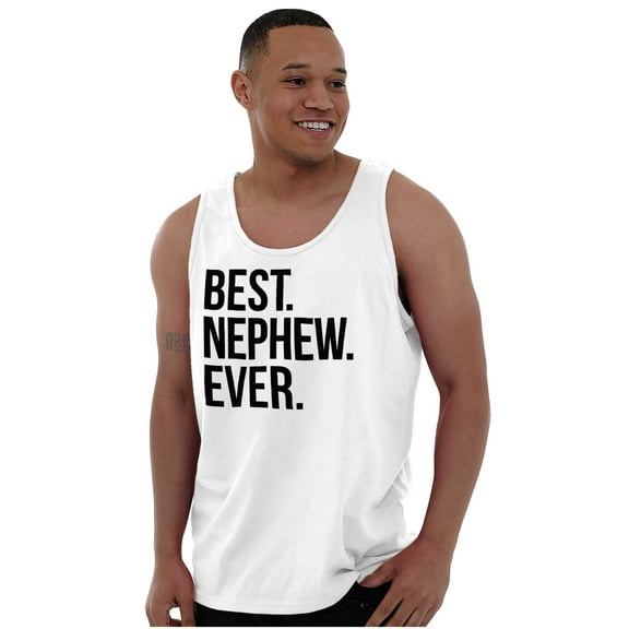 Best Nephew Ever Family Aunt Uncle Mens Big & Tall Graphic Tank Top Brisco Brands 2X