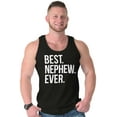 thumbnail image 1 of Best Nephew Ever Family Aunt Uncle Tank Top Sleeveless Tee Men Brisco Brands S, 1 of 2