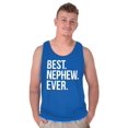 thumbnail image 1 of Best Nephew Ever Family Aunt Uncle Tank Top Sleeveless Tee Men Brisco Brands S, 1 of 6