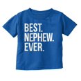thumbnail image 1 of Best Nephew Ever Family Aunt Uncle Youth T Shirt Tee Boys Infant Toddler Brisco Brands 5T, 1 of 5