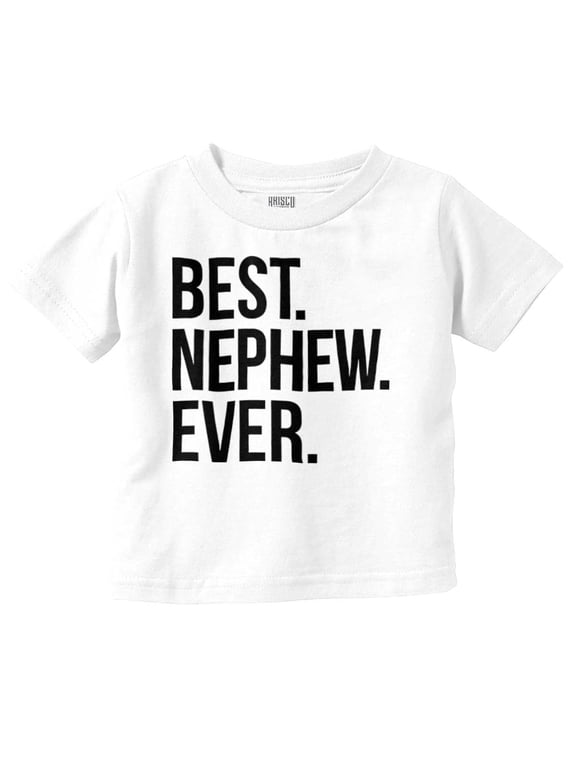 Best Nephew Ever Family Aunt Uncle Youth T Shirt Tee Boys Infant Toddler Brisco Brands 5T