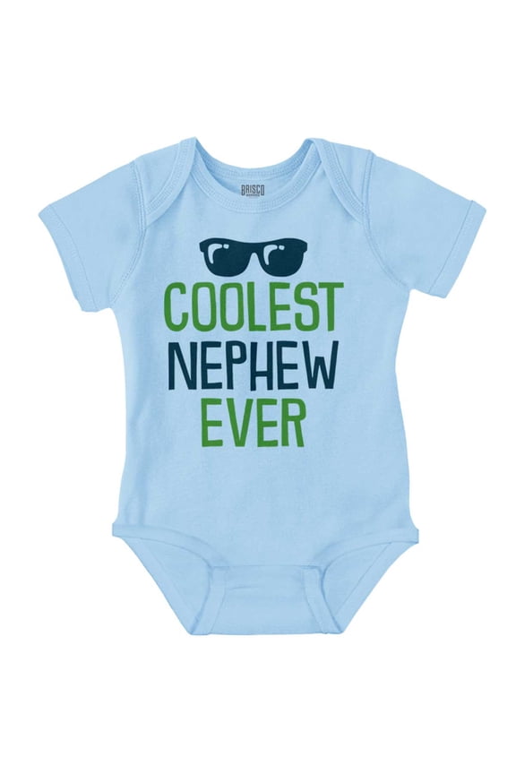 Best Nephew Ever Uncle Aunt Family Bodysuit Jumper Boys Infant Baby Brisco Brands NB