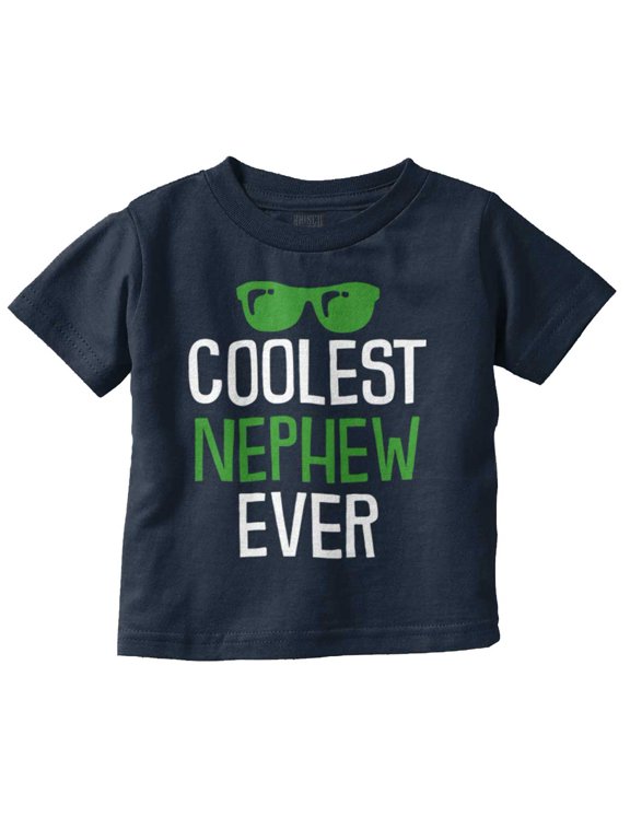 Best Nephew Ever Uncle Aunt Family Youth T Shirt Tee Boys Infant Toddler Brisco Brands 18M