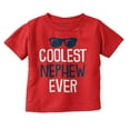 thumbnail image 1 of Best Nephew Ever Uncle Aunt Family Youth T Shirt Tee Boys Infant Toddler Brisco Brands 4T, 1 of 5