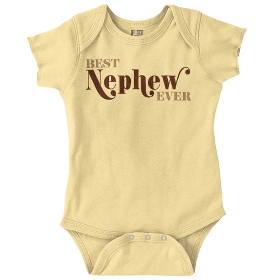 Best Nephew Ever Uncle Family Bodysuit Jumper Boys Infant Baby Brisco Brands 12M