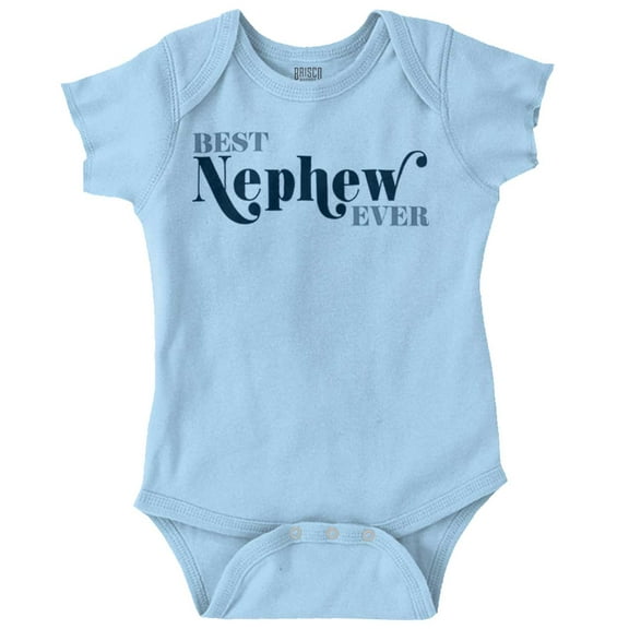 Best Nephew Ever Uncle Family Bodysuit Jumper Boys Infant Baby Brisco Brands 24M