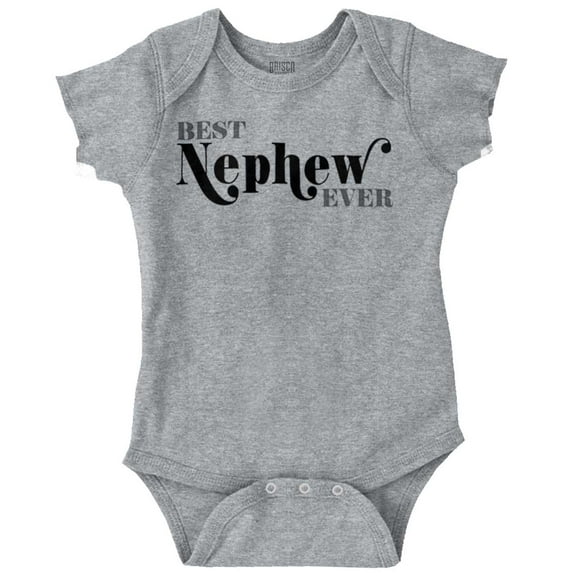 Best Nephew Ever Uncle Family Bodysuit Jumper Boys Infant Baby Brisco Brands NB