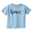 thumbnail image 1 of Best Nephew Ever Uncle Family Youth T Shirt Tee Boys Infant Toddler Brisco Brands 12M, 1 of 5