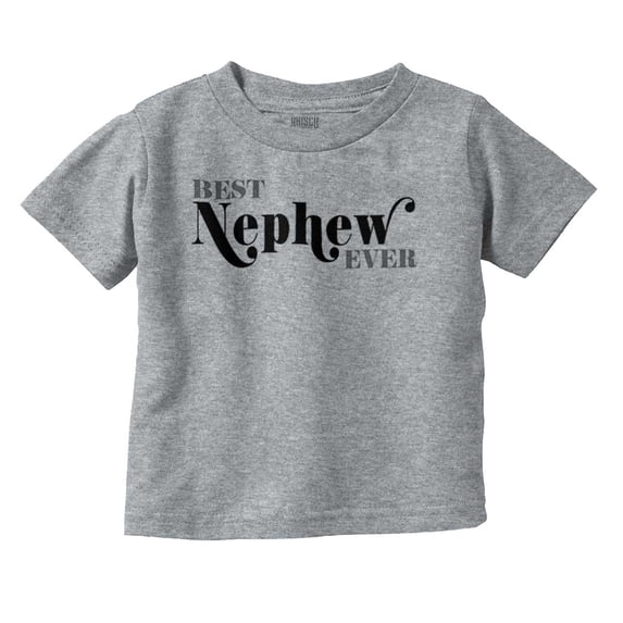 Best Nephew Ever Uncle Family Youth T Shirt Tee Boys Infant Toddler Brisco Brands 18M