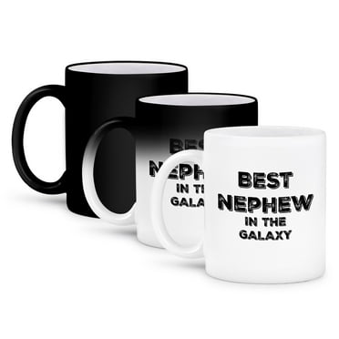 3dRose, Best Nephew in the Galaxy, 11oz Magic Transforming Mug