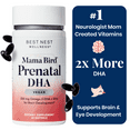 thumbnail image 1 of Best Nest Wellness Mama Bird Vegan Prenatal DHA Supplement, Algae Omega 3, 60 Ct, 1 of 6