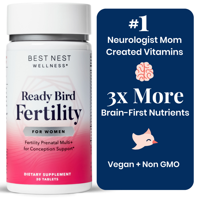 Best Nest Wellness Ready Bird Women's Fertility Formula, 3 in 1