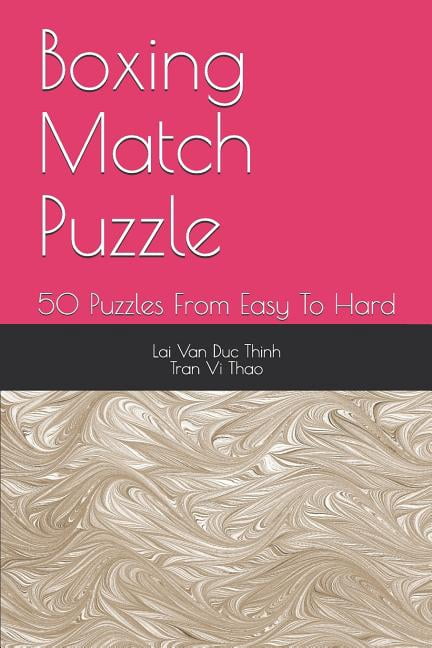 Best New Puzzles Boxing Match Puzzle: 50 Puzzles from Easy to Hard, Book 3, (Paperback)