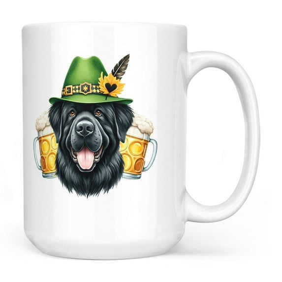 Best Newfoundland Dad Proud Beer Lover Happy Oktoberfest Mug Newfie Dog Lover Gifts Coffee Tea Cup - 02016