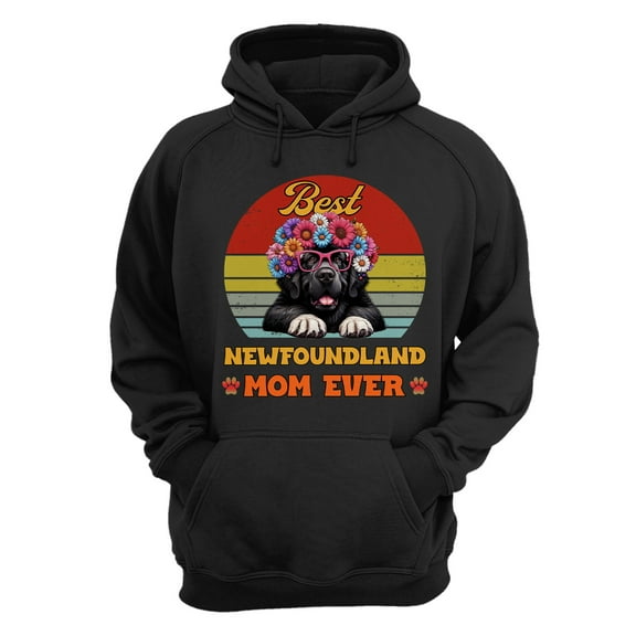 Best Newfoundland Mom Ever Happy Mother's Day Hoodie Unisex Merch Hoodies Newfie Dog Lover Gifts - 02002