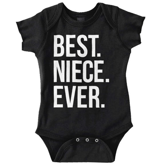 Best Niece Ever Cute Family Relative Bodysuit Jumper Girls Infant Baby Brisco Brands 12M