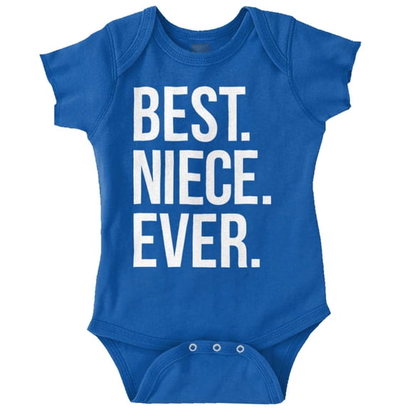 Best Niece Ever Cute Family Relative Bodysuit Jumper Girls Infant Baby Brisco Brands 18M
