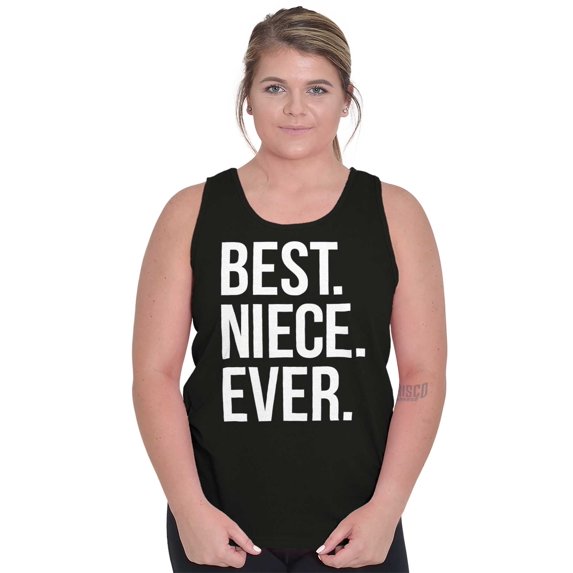 Best Niece Ever Cute Family Relative Tank Top Tee Shirt Women Brisco Brands S