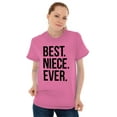 thumbnail image 1 of Best Niece Ever Cute Family Relative Women's Plus Size Graphic Tee Brisco Brands 5X, 1 of 5