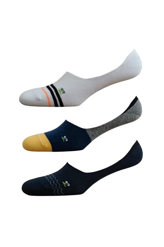 ™ Low-Profile No-Show Socks - Invisible Fit for Sockless Style - Anti-Slip Heel Grip Support - 3-Pack - Multi-Color - Unisex Adults