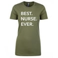 thumbnail image 1 of Best Nurse Ever Womens crewneck tee, 1 of 1