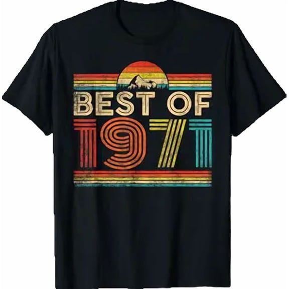 Best Of 1971 Vintage Year 1971 Classic Birthday Men Women T-Shirt