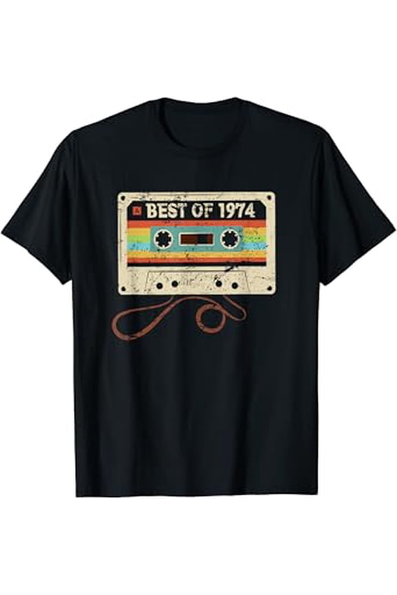 Best Of 1974 Vintage Birthday Gifts 50 Years Old Men Women 50Th Birthday Hot Trending Vintage T-Shirt Unisex S To 5Xl