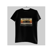 Best Of 1975 Retro Cassette Music Birthday T-Shirt