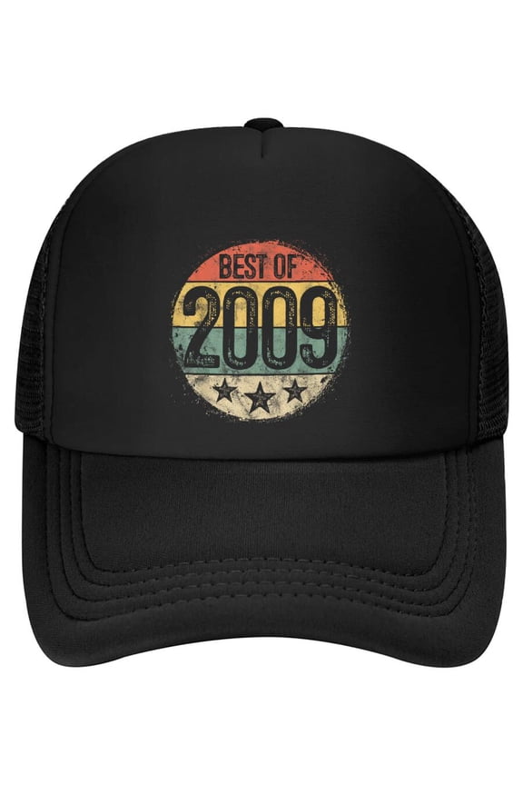 Best Of 2009 Sunset 17th Birthday Gift Boy Girl 17 Year Old Baseball Cap