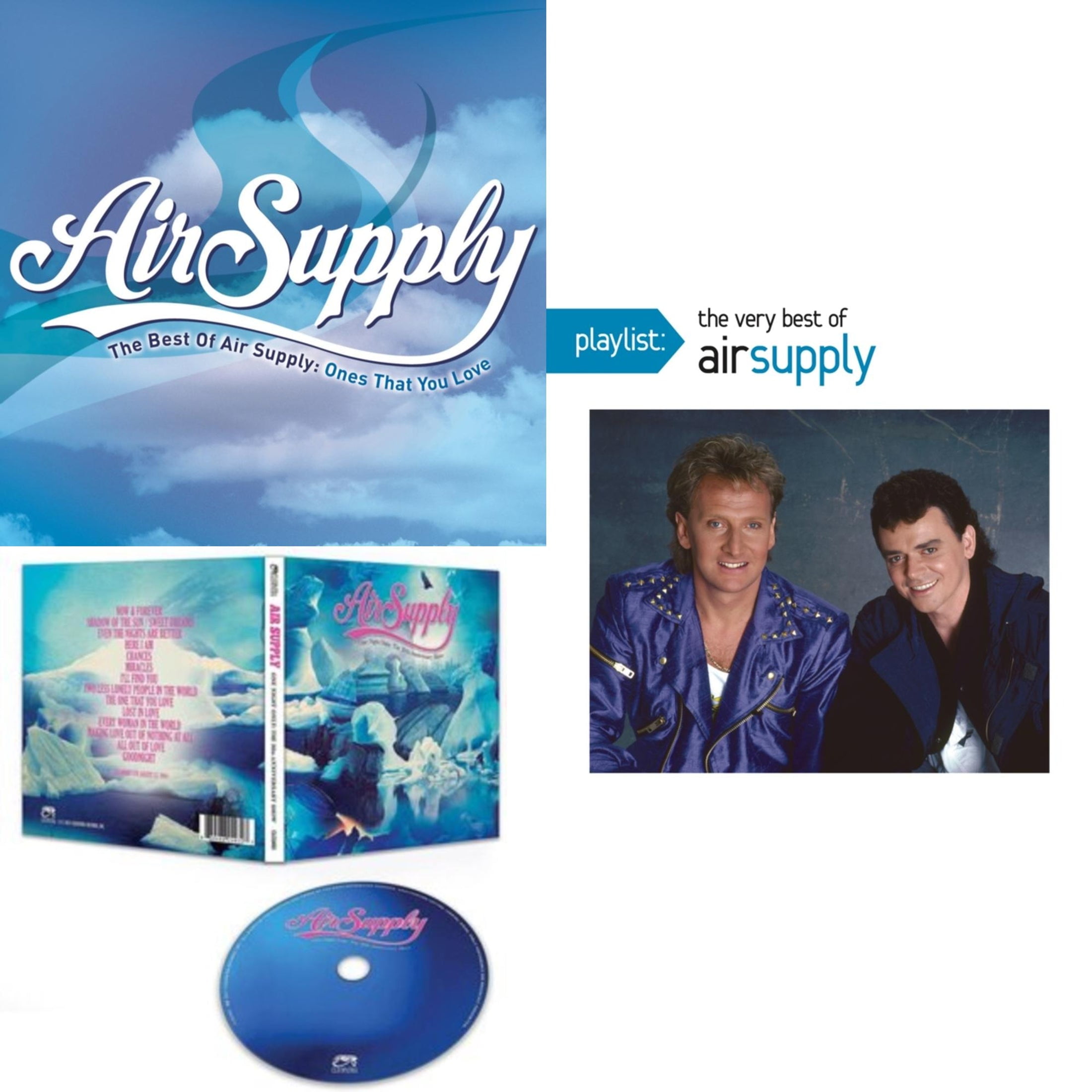 Best Of Air Supply: Ones That You Love & One Night Only - The 30Th Anniversary Show & Playlist: Very Best Of Air Supply [CD Bundle]