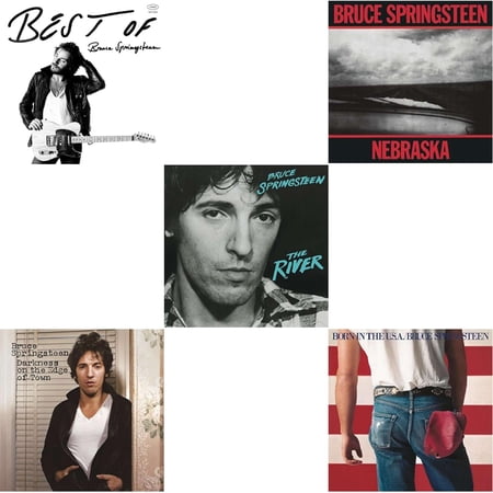 Best Of Bruce Springsteen & Darkness On The Edge Of Town & River & Nebraska & Born In The Usa [CD Bundle]