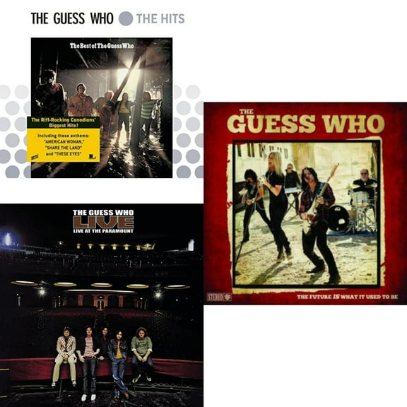 Best Of Guess Who & Live At The Paramount & Future Is What It Used To Be [CD Bundle]