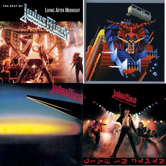 Best Of Judas Priest: Living After Midnight & Defenders Of The Faith & Point Of Entry & Unleashed In The East [CD Bundle]