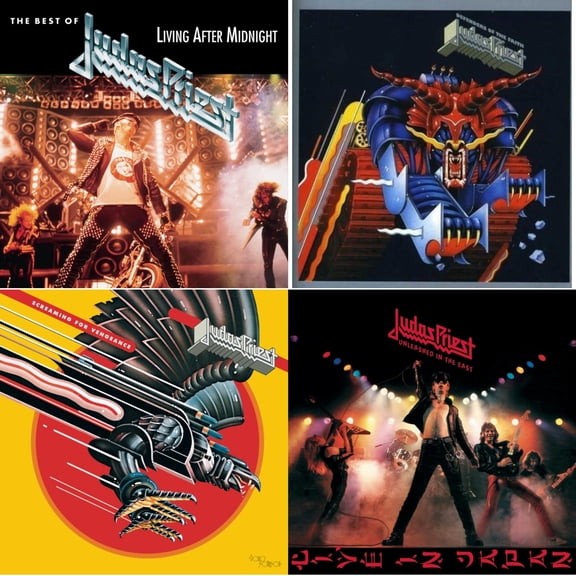 Best Of Judas Priest: Living After Midnight & Defenders Of The Faith & Screaming For Vengeance & Unleashed In The East [CD Bundle]
