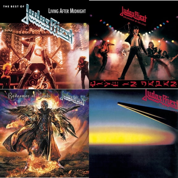 Best Of Judas Priest: Living After Midnight & Unleashed In The East & Redeemer Of Souls & Point Of Entry [CD Bundle]