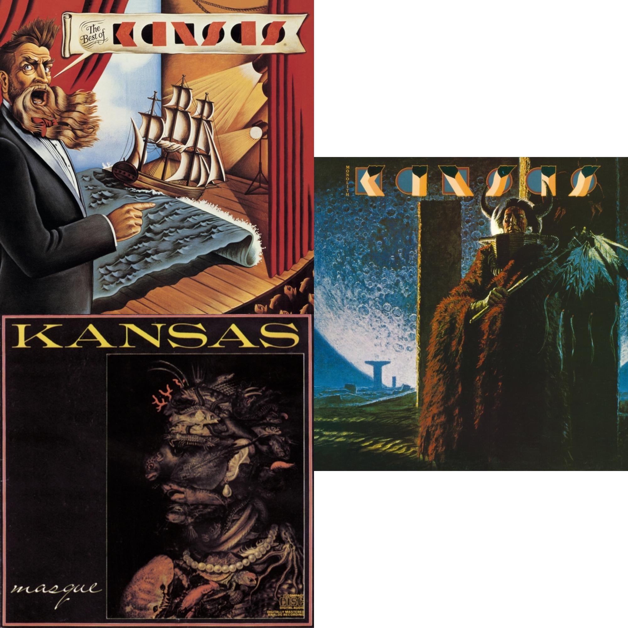 Best Of Kansas & Masque & Monolith [CD Bundle] - Walmart.com