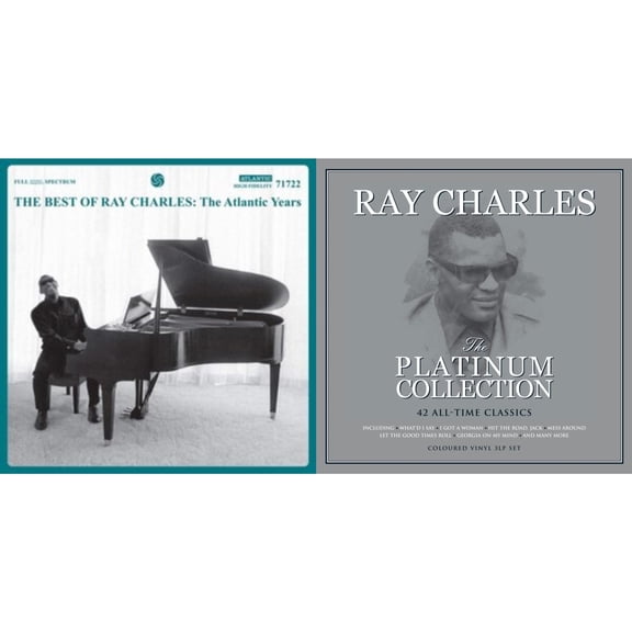 Best Of Ray Charles: The Atlantic Years (2LP/White Vinyl) & Platinum Collection (White LP Vinyl)