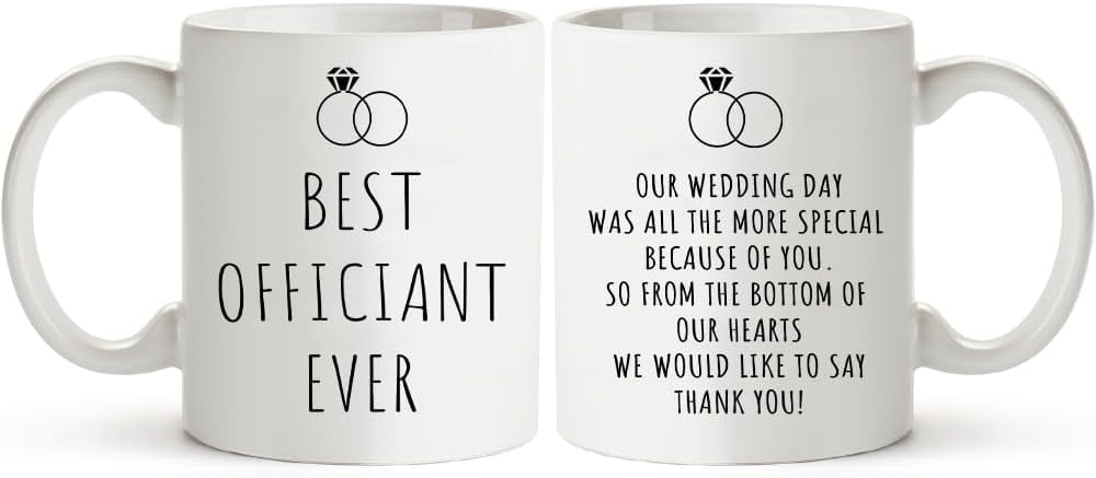 Personalized Wedding Officiant Mug | Custom Funny Gift For Wedding Ceremony Officiants