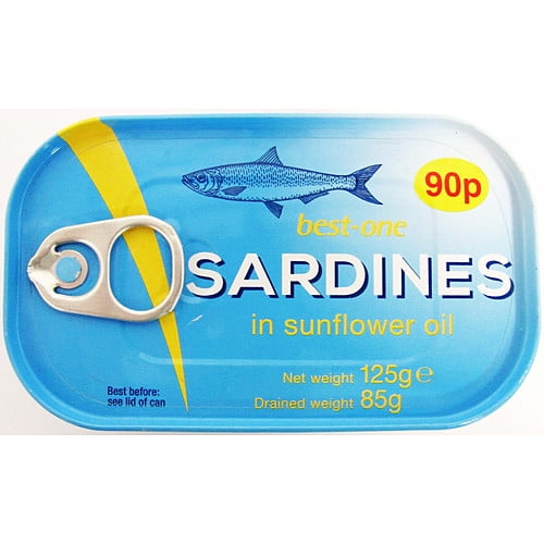 Best One Sardines In Sunflower Oil 125g (Pack of 6)